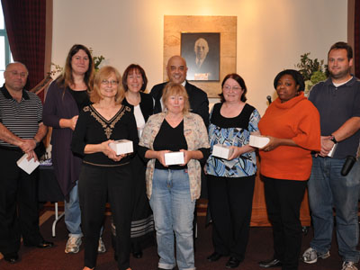 Staff honored for 10 years
